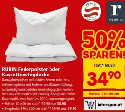 Interspar Rubin federpolster oder kassettenstegdecke Angebot