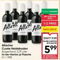 Maximarkt Allacher cuvée heideboden Angebot