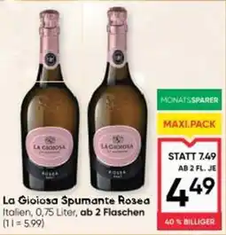 Maximarkt La Gioiosa Spumante Rosed Angebot