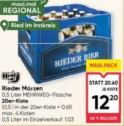 Maximarkt Rieder märzen Angebot