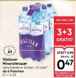 Maximarkt Vöslauer mineralwasser Angebot