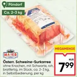 Maximarkt Österr Schweine-Surkarree Angebot