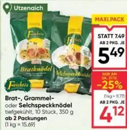 Maximarkt Brat grammel oder selchspeckknödel Angebot