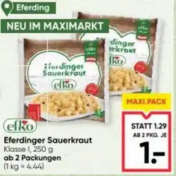 Maximarkt Eferdinger sauerkraut Angebot