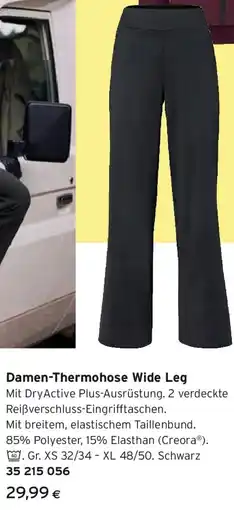 Tchibo Eduscho Damen-Thermohose Wide Leg Angebot