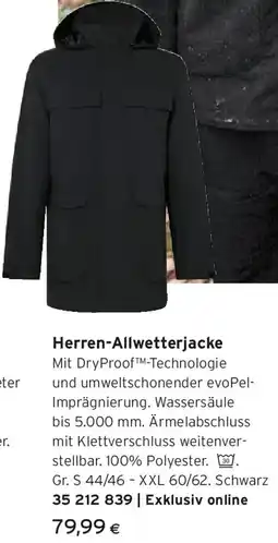 Tchibo Eduscho Herren-Allwetterjacke Angebot