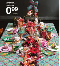 Zeeman Servietten Angebot