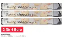 Zeeman Backpapier Angebot