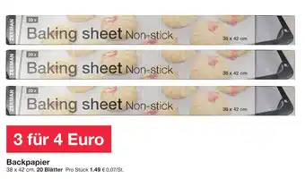 Zeeman Backpapier Angebot