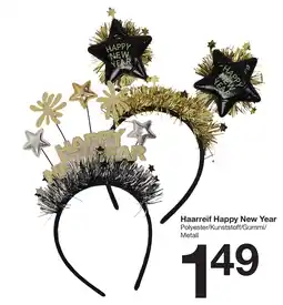 Zeeman Haarreif Happy New Year Angebot