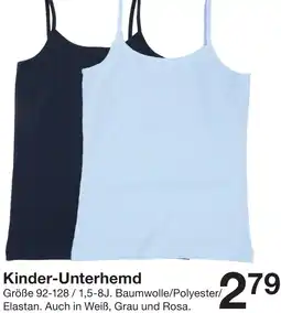 Zeeman Kinder-Unterhemd Angebot