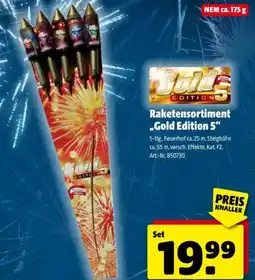 Hagebau Raketensortiment Gold Edition 5 Angebot