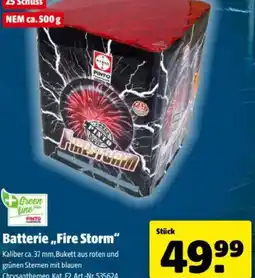 Hagebau Batterie Fire Storm Angebot