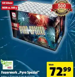Hagebau Feuerwerk Pyro Spezial Angebot