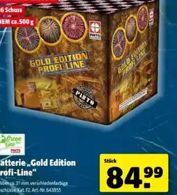 Hagebau Batterie Gold Edition Profi-Line Angebot