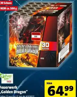 Hagebau Feuerwerk golden dragon Angebot