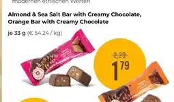 Martin Reformstark Almond & Sea Salt Bar with Creamy Chocolate, Orange Bar with Creamy Chocolate Angebot