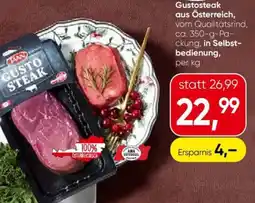 Eurospar Gustosteak Angebot