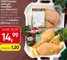 Eurospar SPAR Feinstes Geflügel Hendifilet Angebot