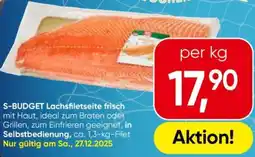 Eurospar S-BUDGET Lachsfiletseite frisch Angebot