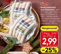 Eurospar Rostbratwürstel Angebot