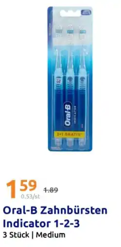 Action Oral-b zahnbürsten indicator 1-2-3 Angebot