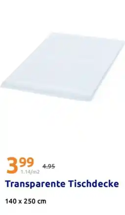 Action Transparente tischdecke Angebot