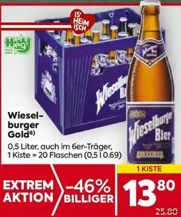 Billa Wiesel burger gold 6 Angebot