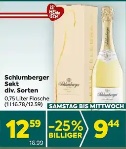 Billa Schlumberger Sekt Angebot