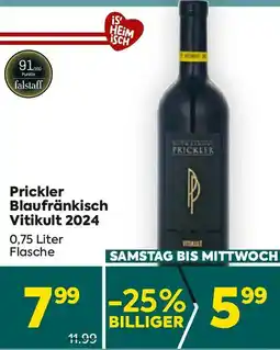 Billa Prickler blaufränkisch vitikult 2024 Angebot