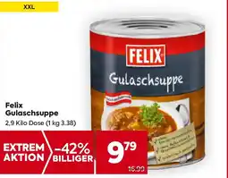 Billa Felix gulaschsuppe Angebot