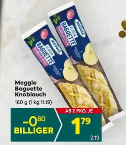 Billa Meggle baguette knoblauch Angebot