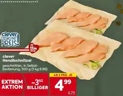 Billa clever Hendlschnitzel Angebot