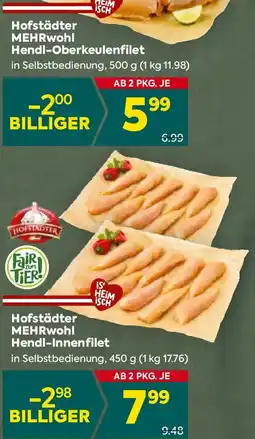 Billa Hofstädter mehrwohl Hendl-Innenfilet Angebot