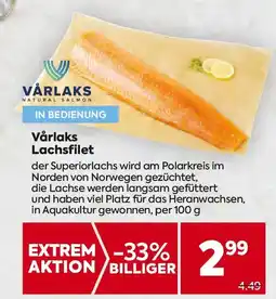 Billa Vårlaks lachsfilet Angebot
