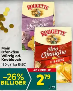 Billa Mein ofenkäse würzig od. knoblauch Angebot