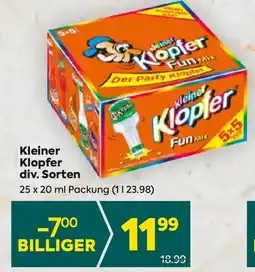 Billa Kleiner klopfer Angebot