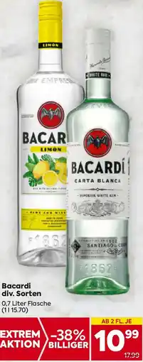 Billa Bacardi div. Sorten Angebot