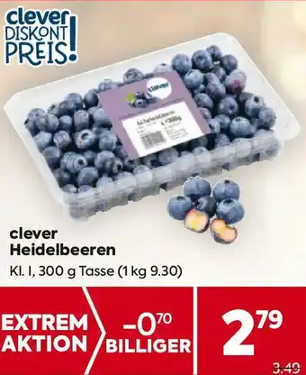 Clever Heidelbeeren