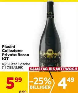 Billa Piccini Collezione Privata Rosso IGT Angebot