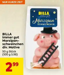 Billa BILLA immer gut Marzipan- schweinchen div. Motive Angebot