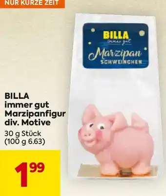 BILLA immer gut Marzipanfigur div. Motive