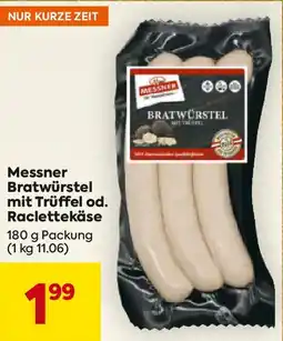 Billa Messner Bratwürstel mit Trüffel od. Raclettekäse Angebot