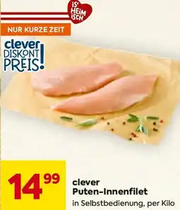 Billa clever Puten-Innenfilet Angebot