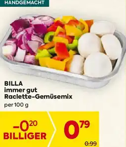 Billa BILLA immer gut Raclette-Gemüsemix Angebot