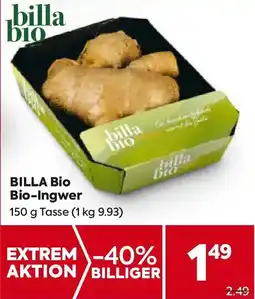 Billa BILLA BIO Bio-Ingwer Angebot