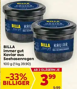Billa BILLA immer gut Kaviar aus Seehasenrogen Angebot