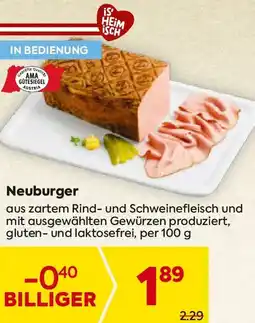 Billa Neuburger Angebot