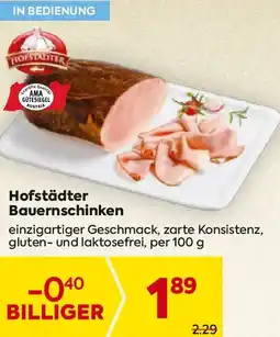 Billa Hofstädter Bauernschinken Angebot
