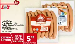 Billa Hofstädter Frankfurter Puten-Frankfurter od. clever Frankfurter Angebot